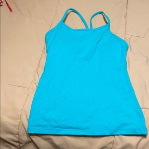 Turquoise Lululemon tank top size 4